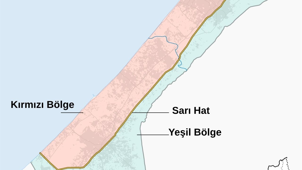 ABD'den tartışma yaratan yeni Gazze haritası
