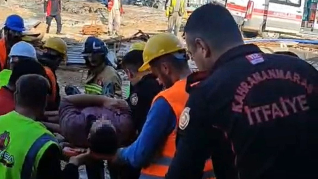 İnşaatta iskele çöktü: 1 yaralı