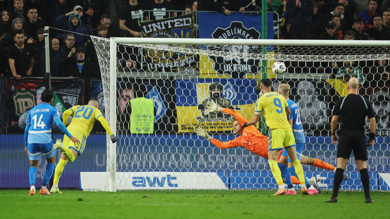 Zubkov attı, Ukrayna play-off biletini kaptı