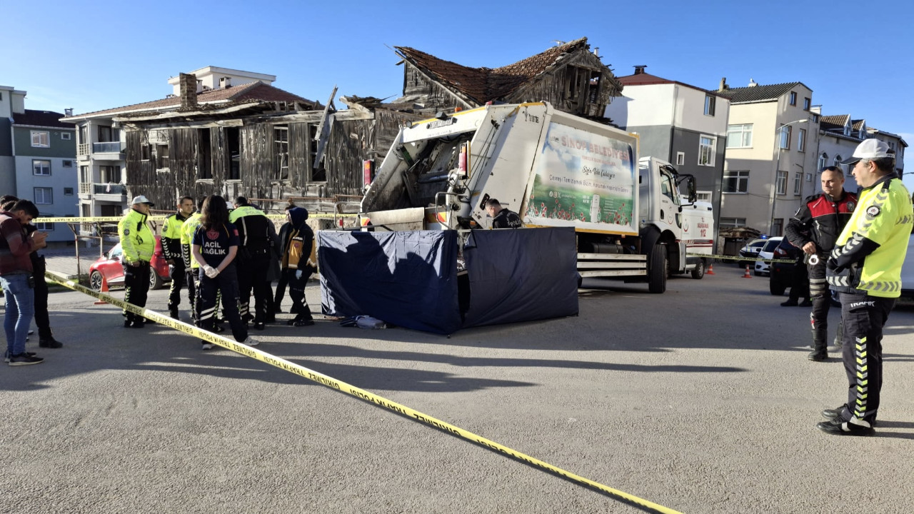 Çöp kamyonunun çarptığı yaşlı kadın öldü