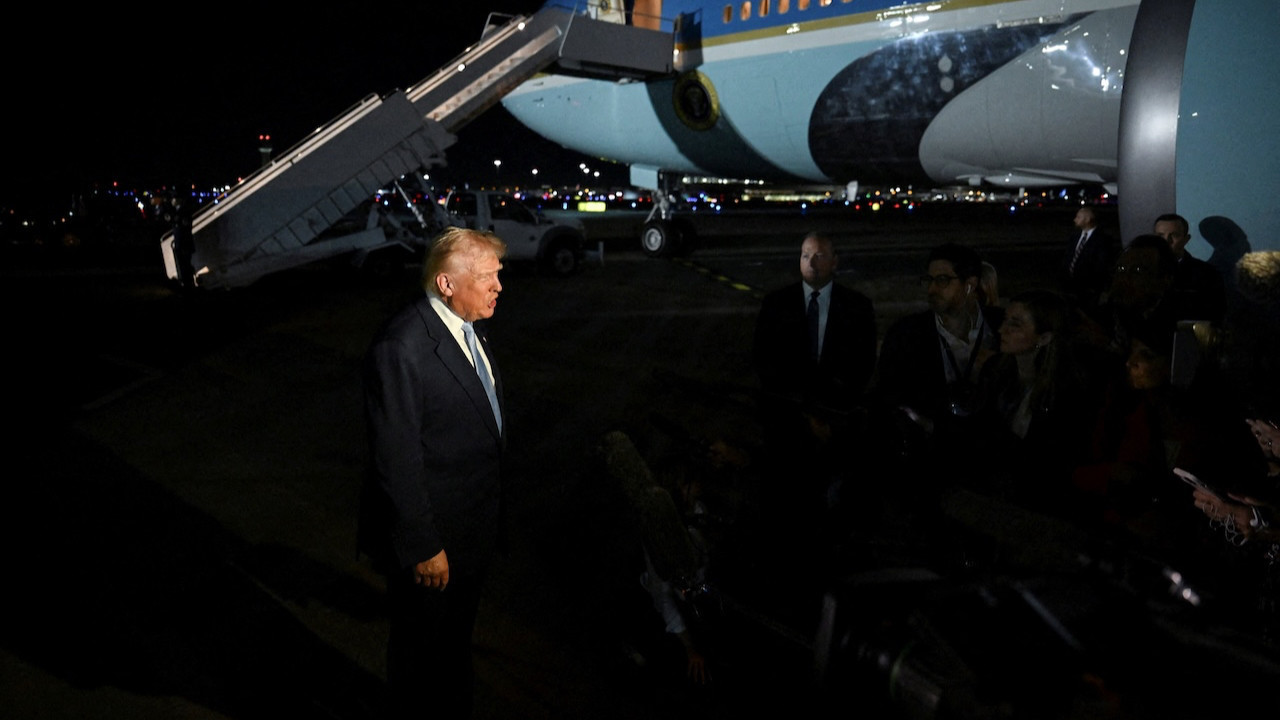 Trump, "o konuyu" soran muhabiri azarladı