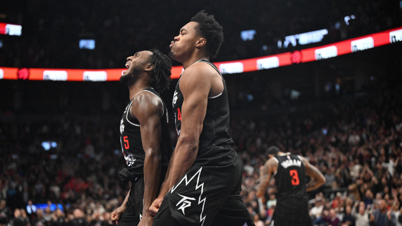 Raptors-Hornets maçında son sözü RJ Barrett söyledi