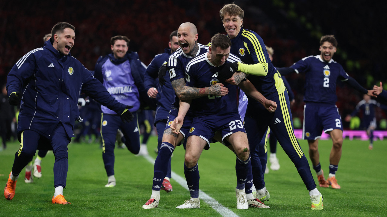 İskoçya, Danimarka'yı 4 golle yıktı: 28 yıl sonra Dünya Kupası biletini kaptı