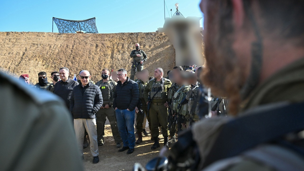 Netanyahu, Suriye'de işgal ettikleri bölgeye gitti