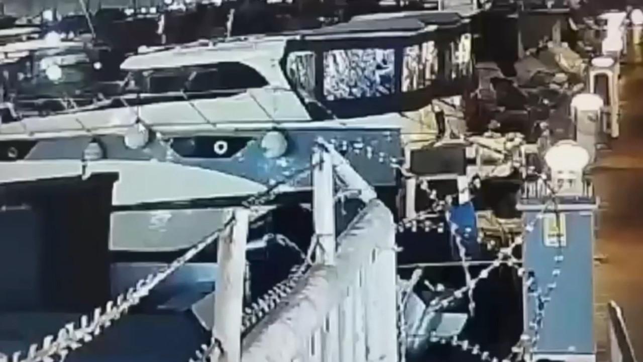 Marinada denize düşüp pervaneye takılan adam feci şekilde can verdi