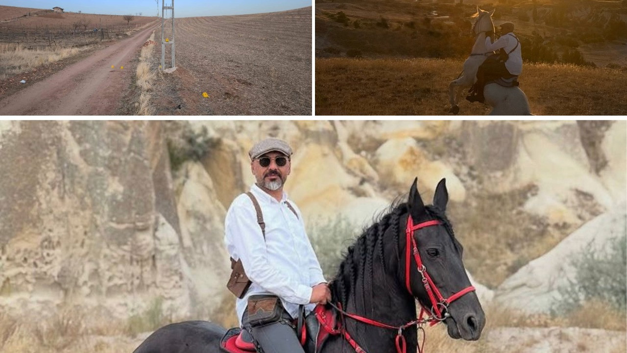 Akılalmaz ölüm! At üzerinde demir direğe çarptı