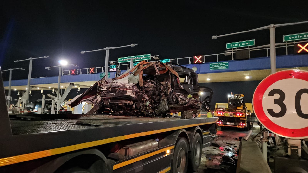 Kuzey Marmara Otoyolu'nda kâbus gibi kaza