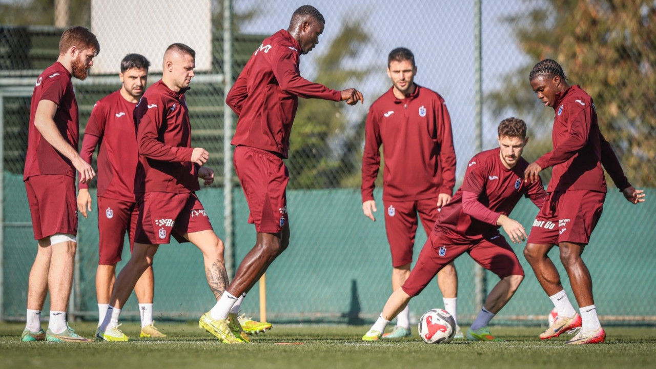 Trabzonspor, Başakşehir maçına 5 eksikle geldi