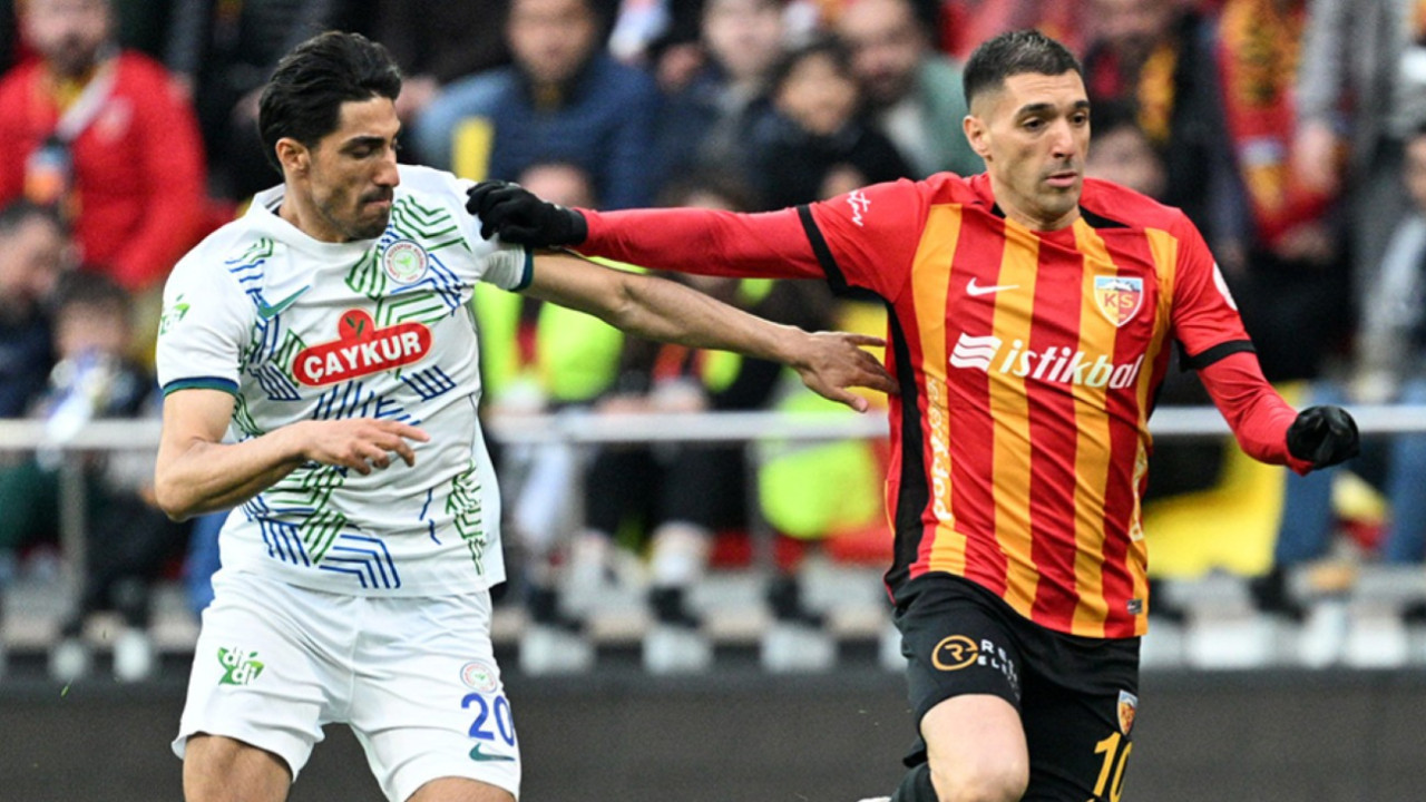 Çaykur Rizespor ile Kayserispor rakip oluyor