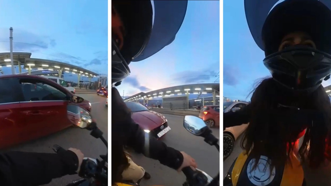 Trafikte tansiyon düşmüyor! Bu kez de iki kadın sürücü birbirine girdi