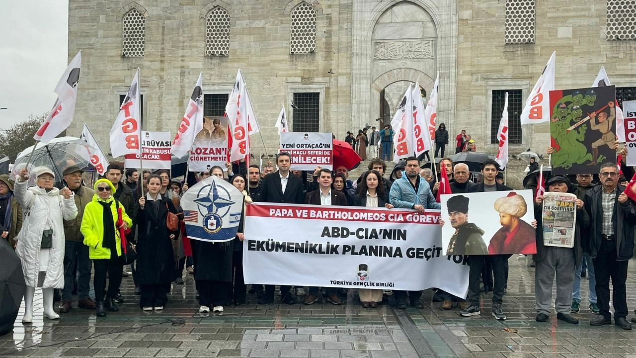 TGB, Papa 14. Leo'yu protesto etti