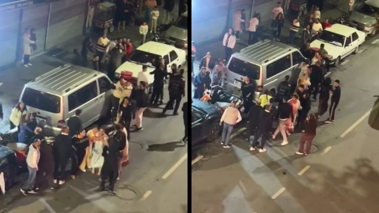Düğündeki kavga sokağa taştı: Polis silaha el koydu