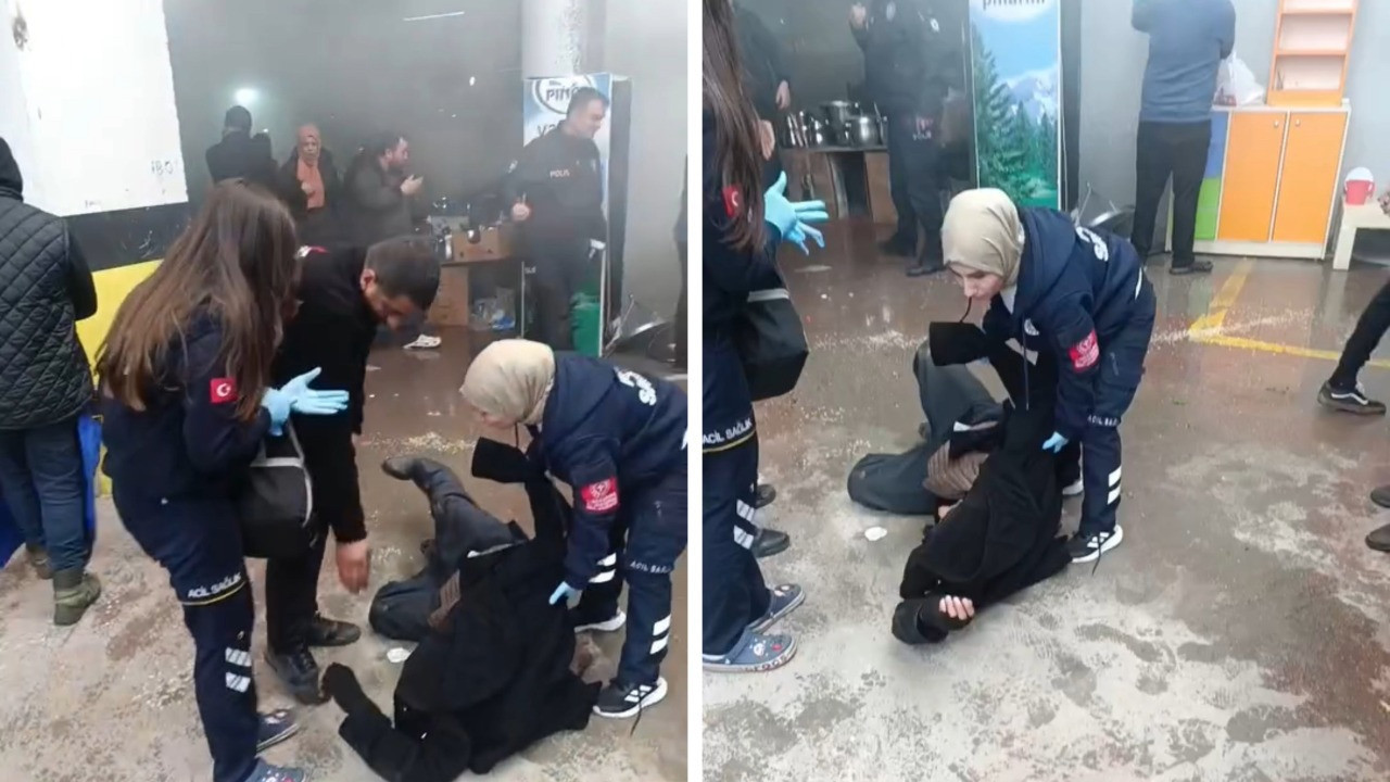 Pazarda korku dolu anlar