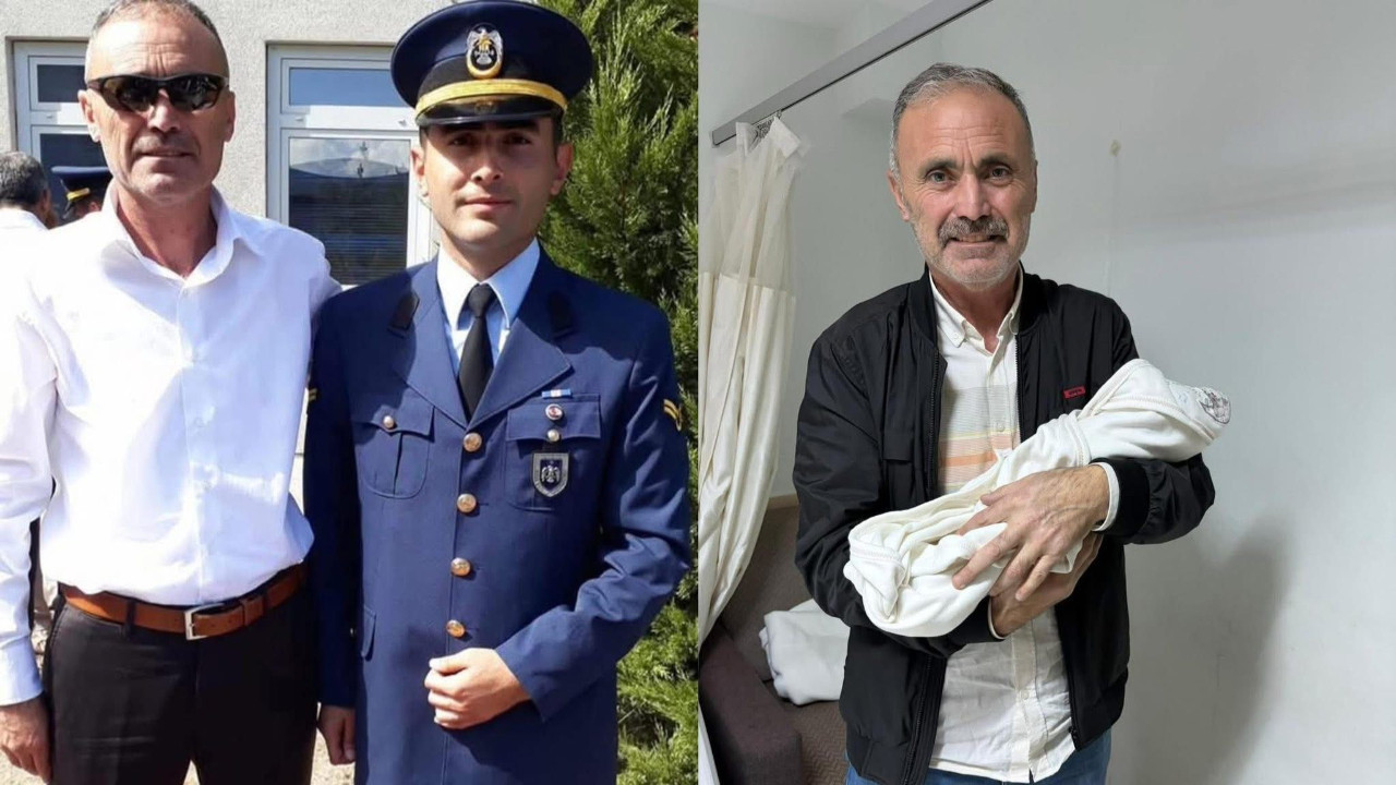 Şehit askerin bebeği dünyaya geldi