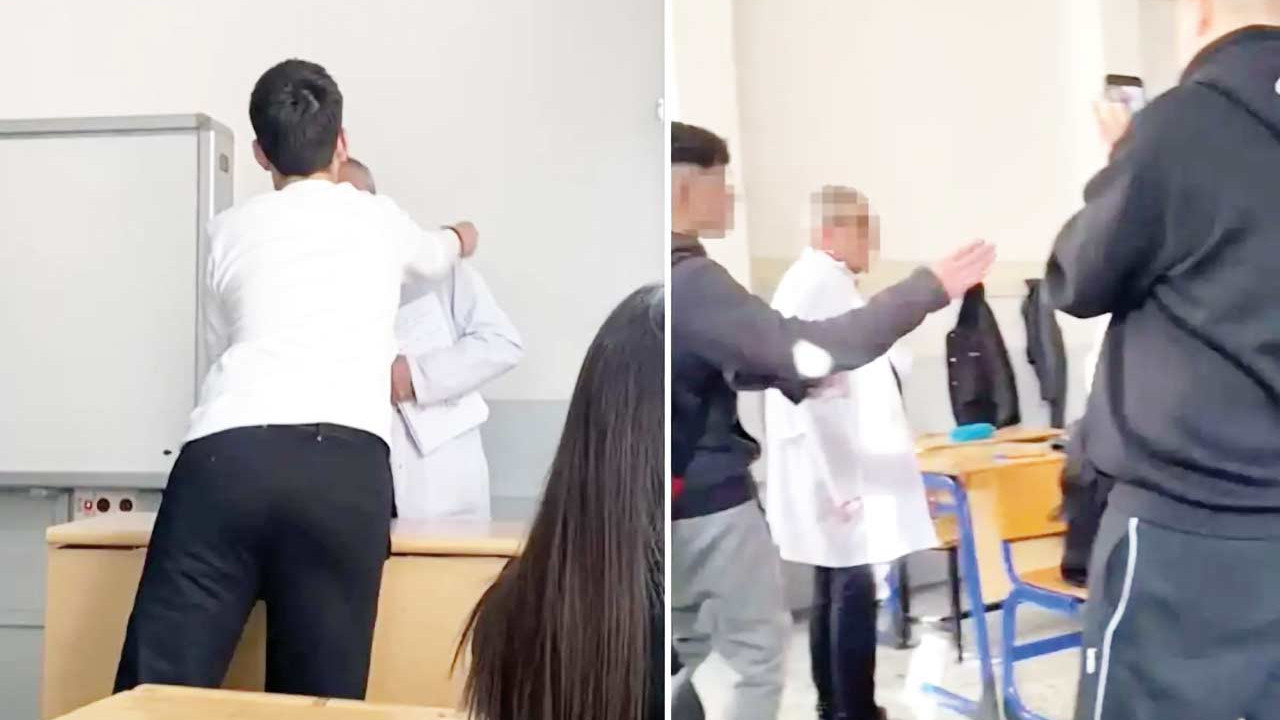 Lise öğrencilerinden öğretmene zorbalık