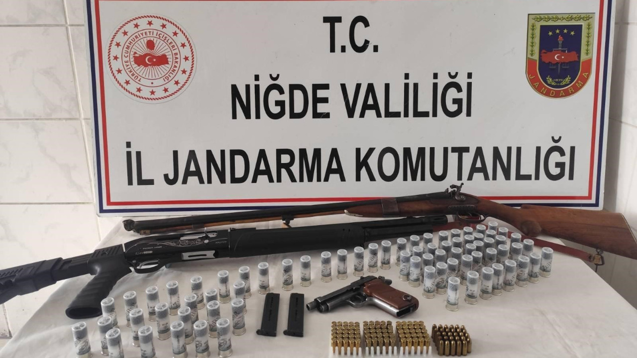 Niğde’de yasadışı silahlanmaya operasyon: 1 gözaltı