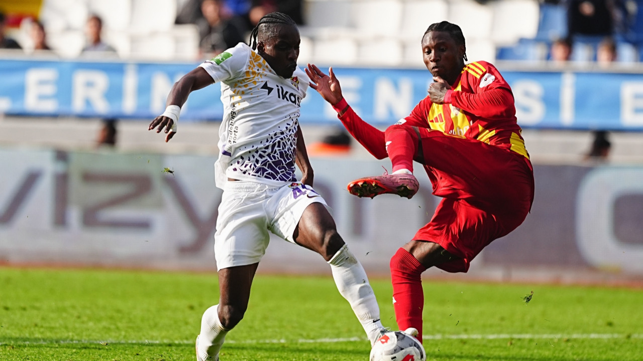 Eyüpspor ve Kayserispor puanları paylaştı: 1-1