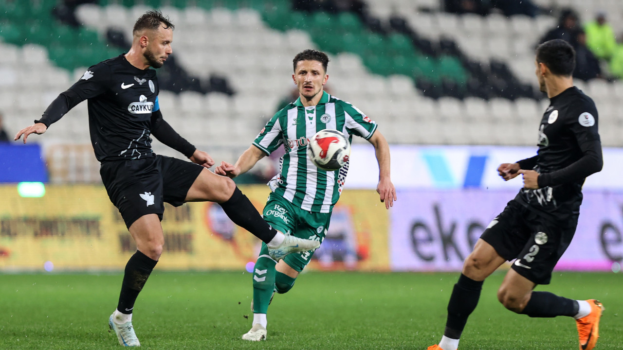 Konya'da eski dostlar kapıştı, galibiyet hasreti bitmedi: 1-1