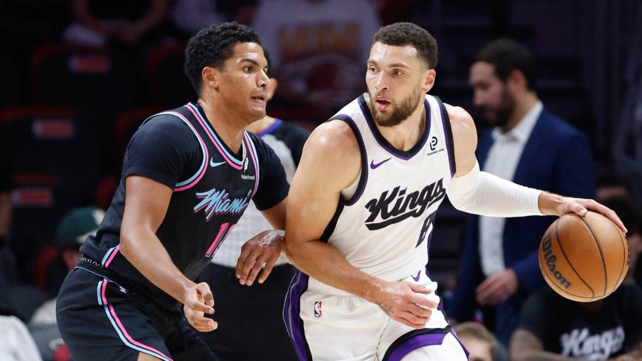 Sacramento Kings, LaVine’in 42 sayısıyla Miami’de seriyi bozdu: 127-111