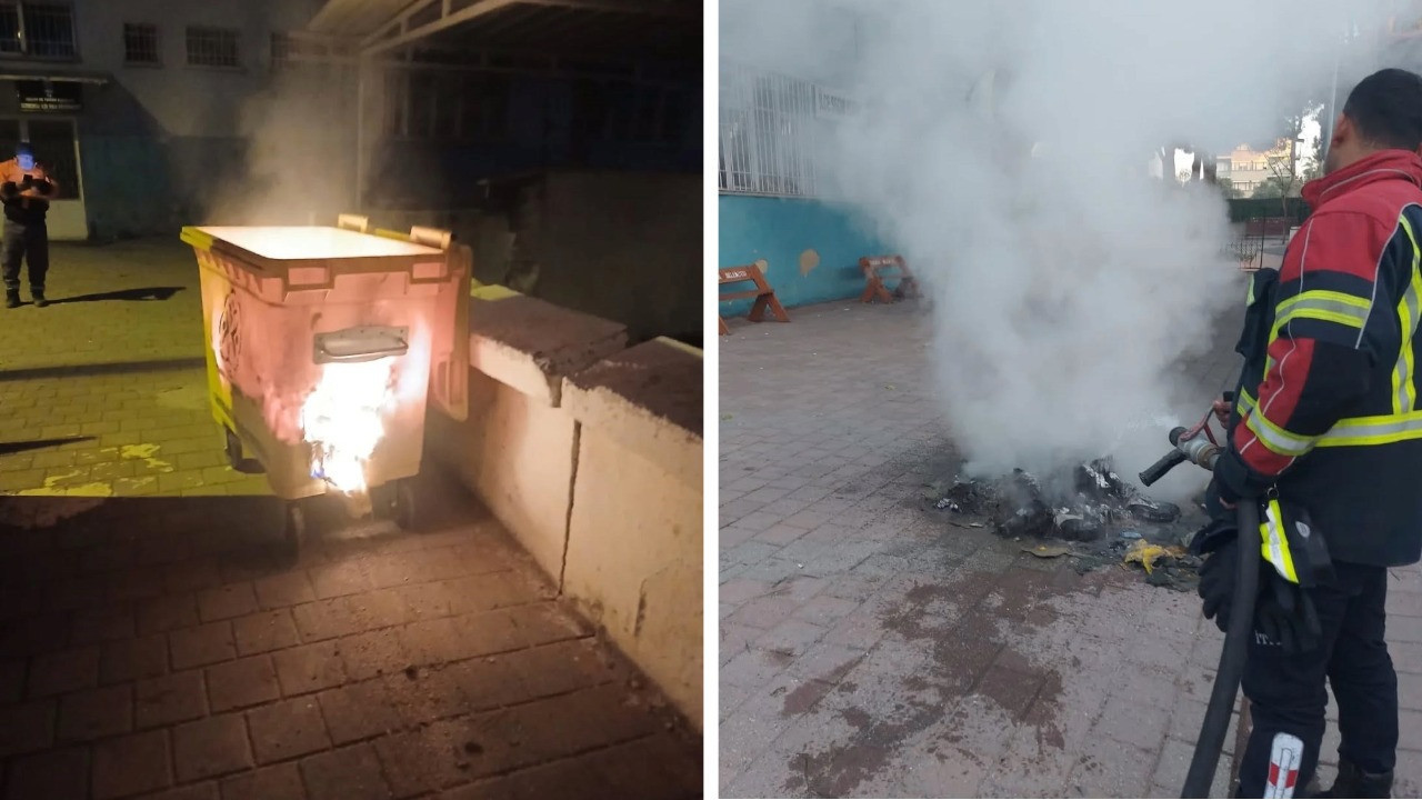 Belediye başkanı isyan etti: Bu kez de çöp konteynerini ateşe verdiler