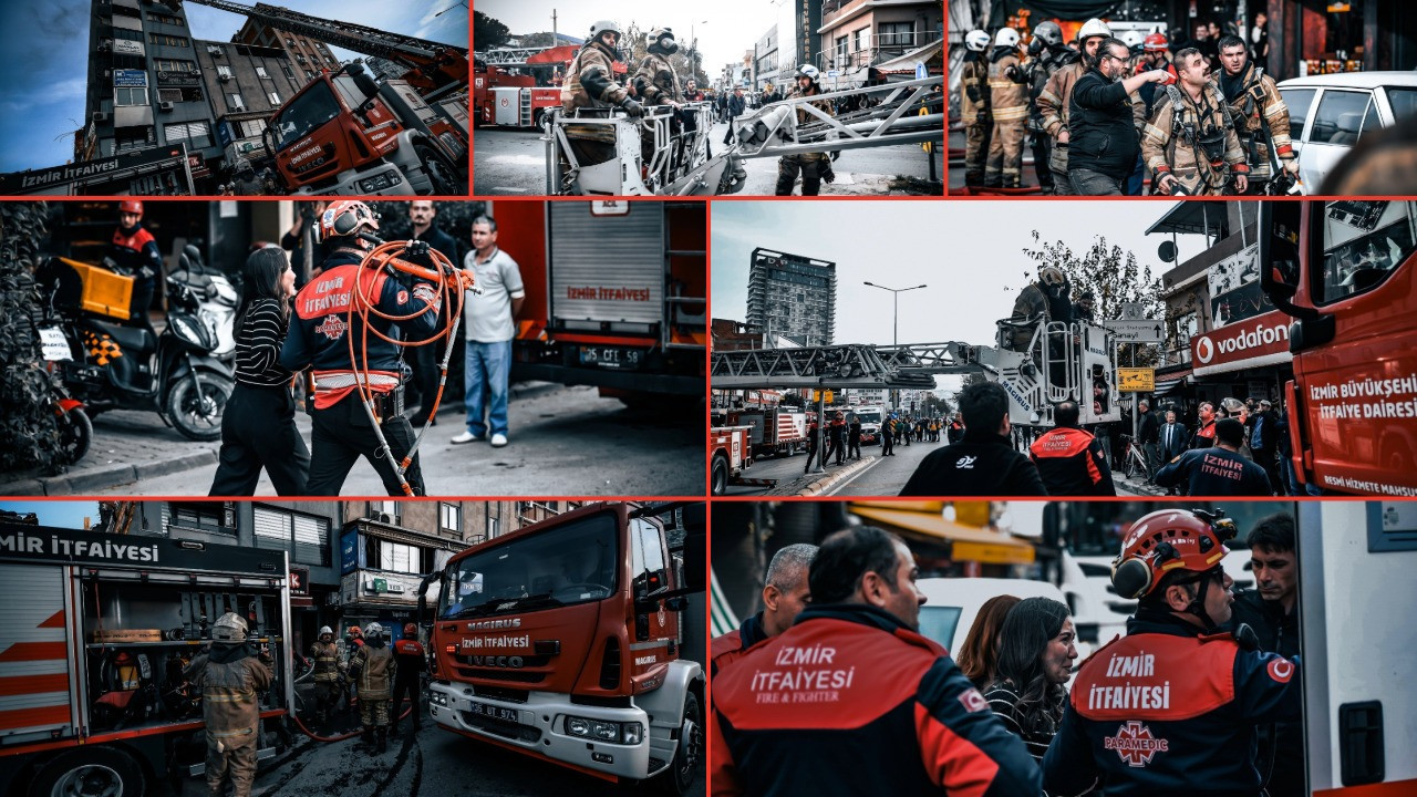 İş hanında can pazarı! İtfaiye 12 kişiyi kurtardı