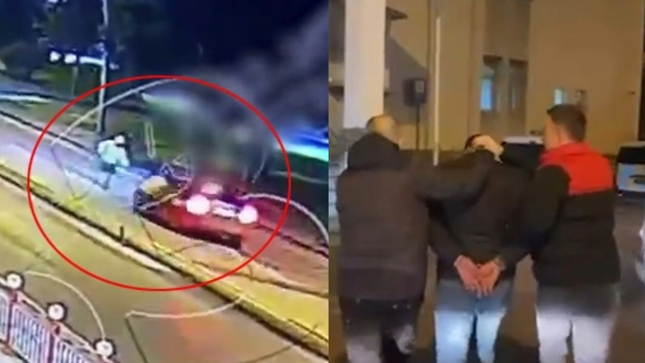 Uygulamadan kaçmak için polisi ezdi