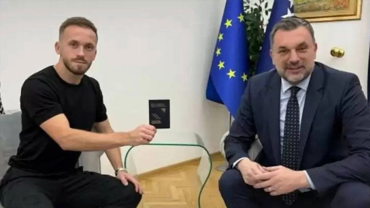 Bosna'dan Edin Visca’ya diplomatik pasaport