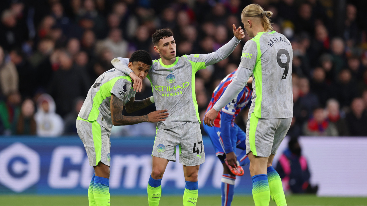 Manchester City, Crystal Palace'a karşı hata yapmadı, seri sürdü: 0-3