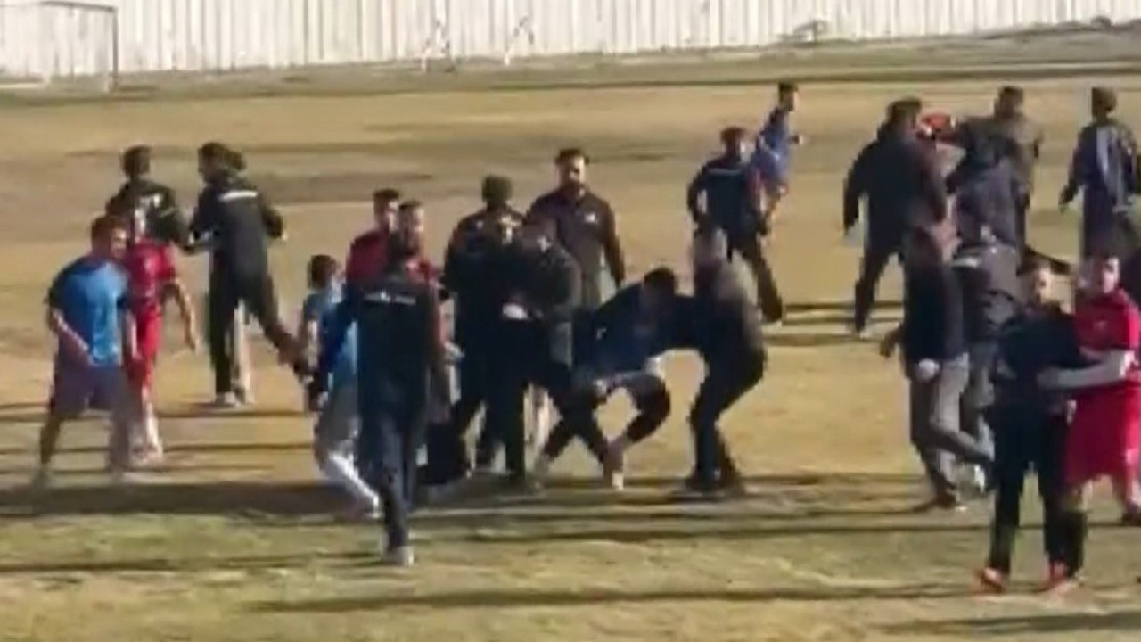 Amatör maçta büyük kavga: Ortalık karıştı, 5 kişi yaralandı