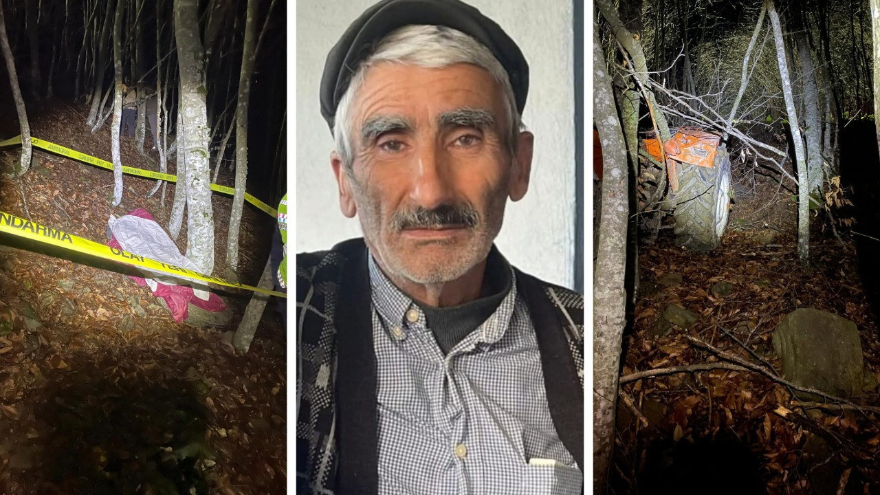 Traktör uçuruma yuvarlandı: Sürücü hayatını kaybetti, eşi yaralandı