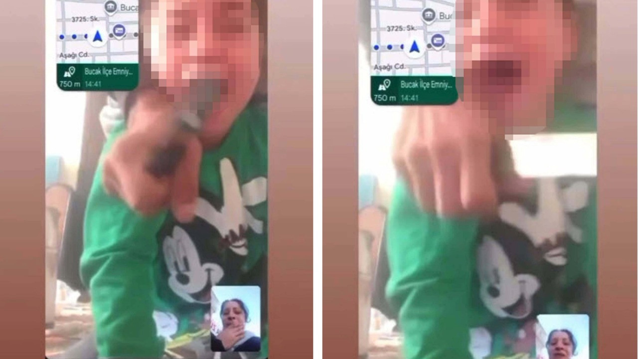 Çocuklarının boğazına bıçak dayayan babaya tahliye!