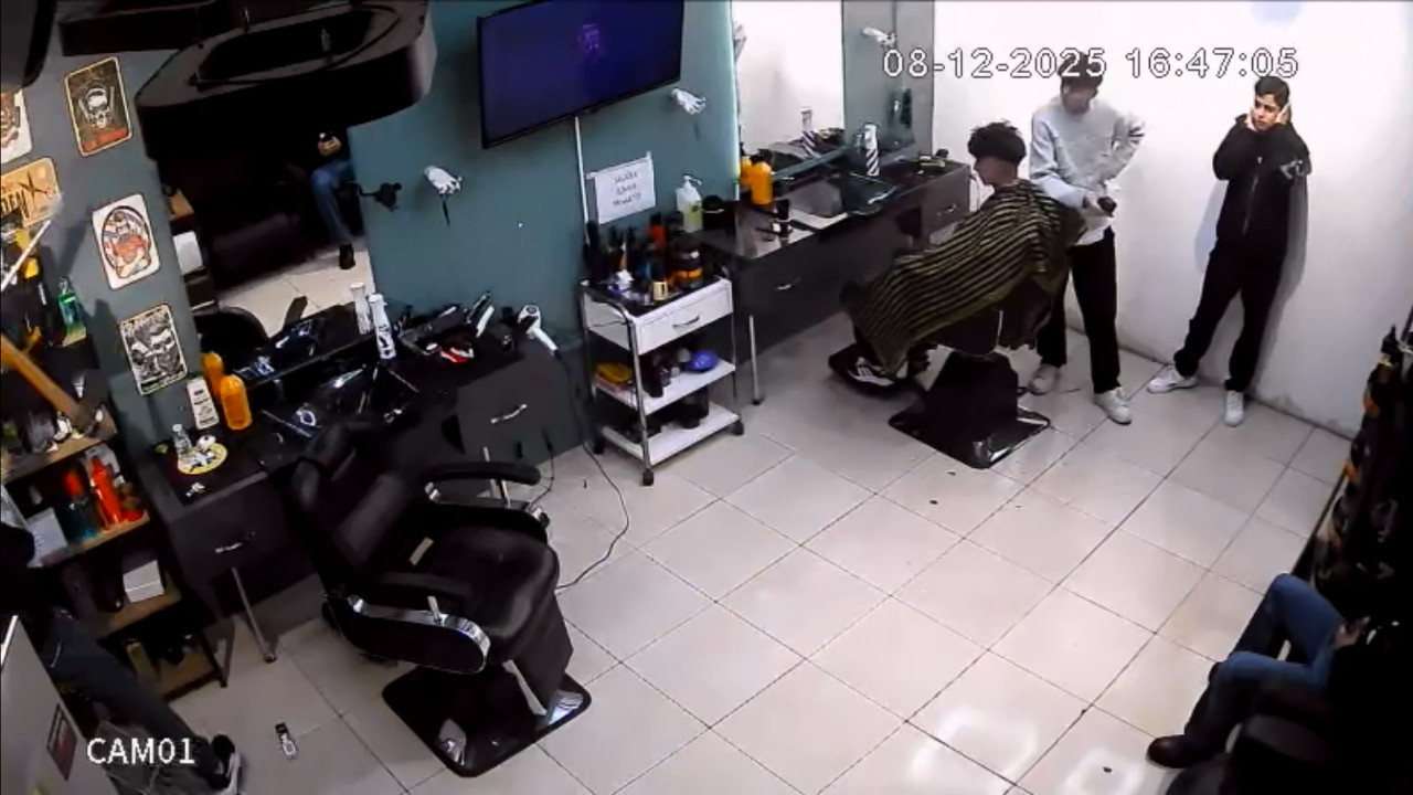 Kuaförü basan baltalı saldırgan klimayı parçaladı