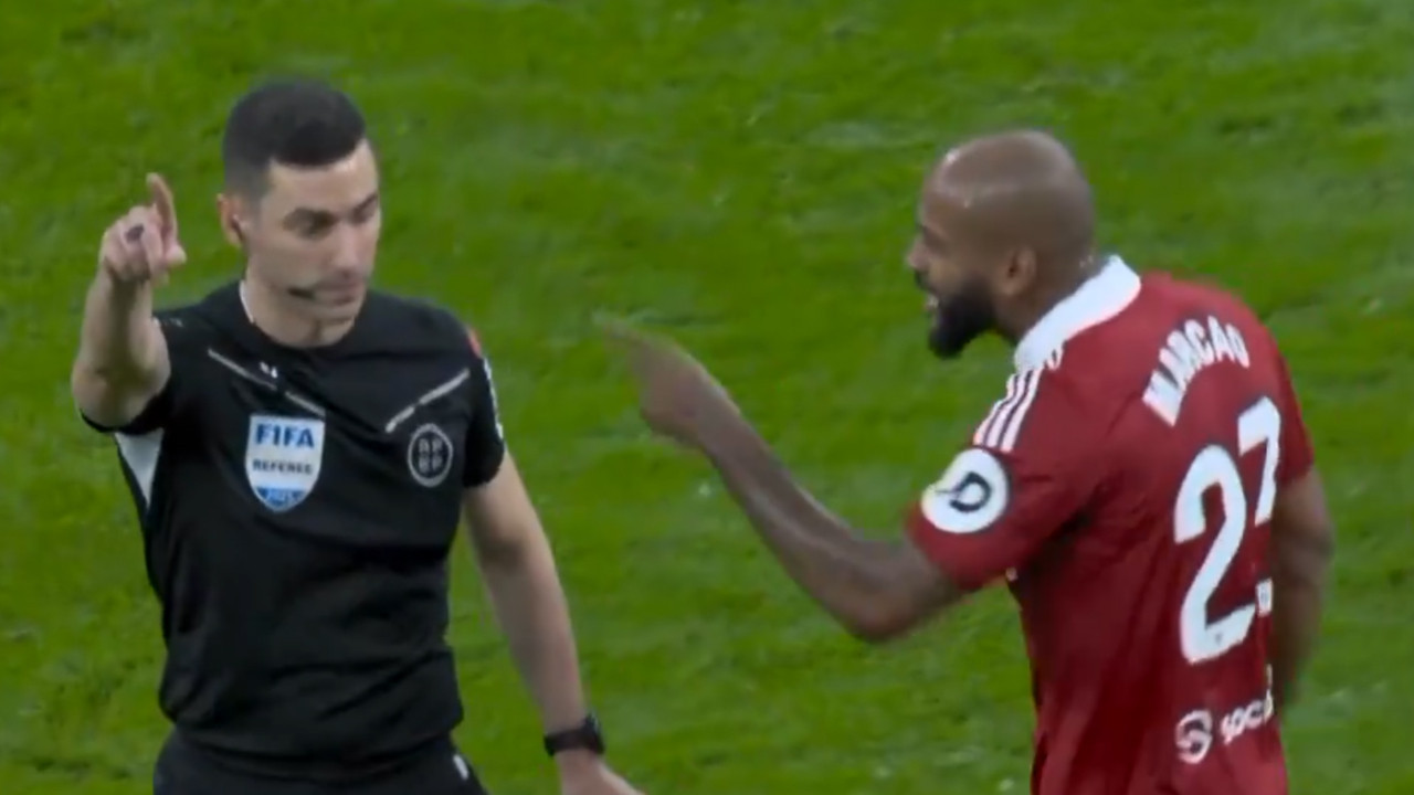 Eski Galatasaraylı Marcao yandı: Küfürler hakem raporunda