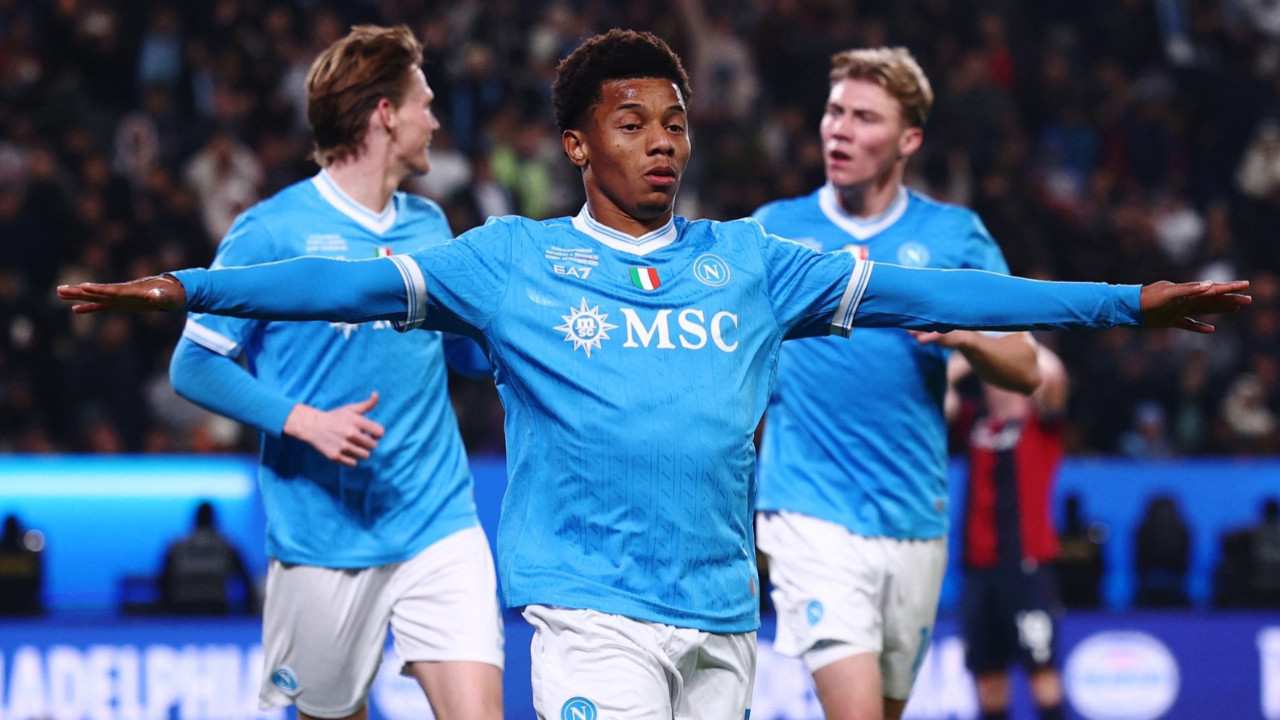 İtalya'da Süper Kupa Napoli'nin: Neres şov yaptı