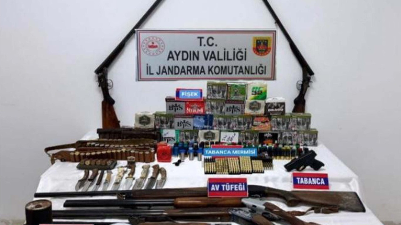 Aydın’da silah ve uyuşturucu operasyonu: 2 gözaltı