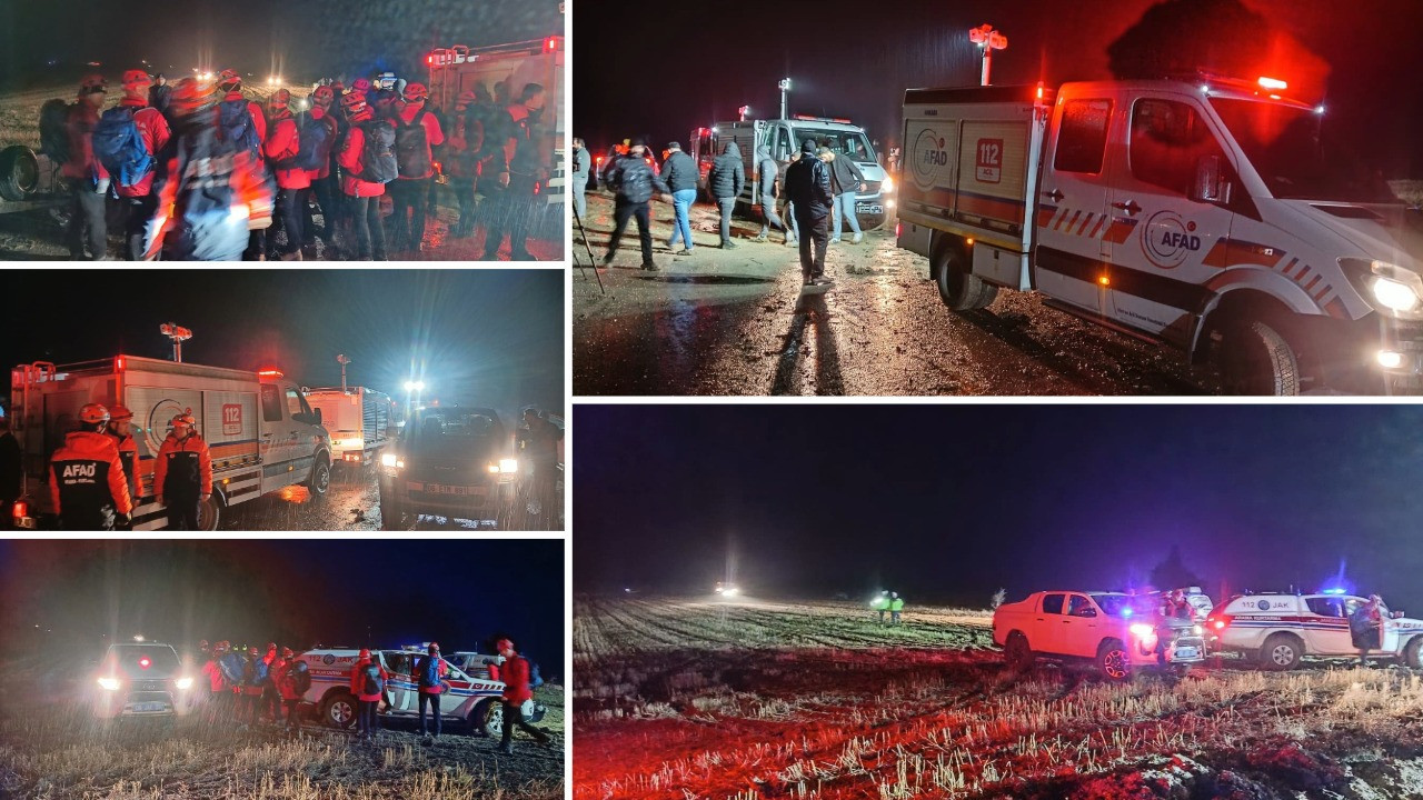 Uçağın düştüğü gören vatandaşlar, o anları anlattı