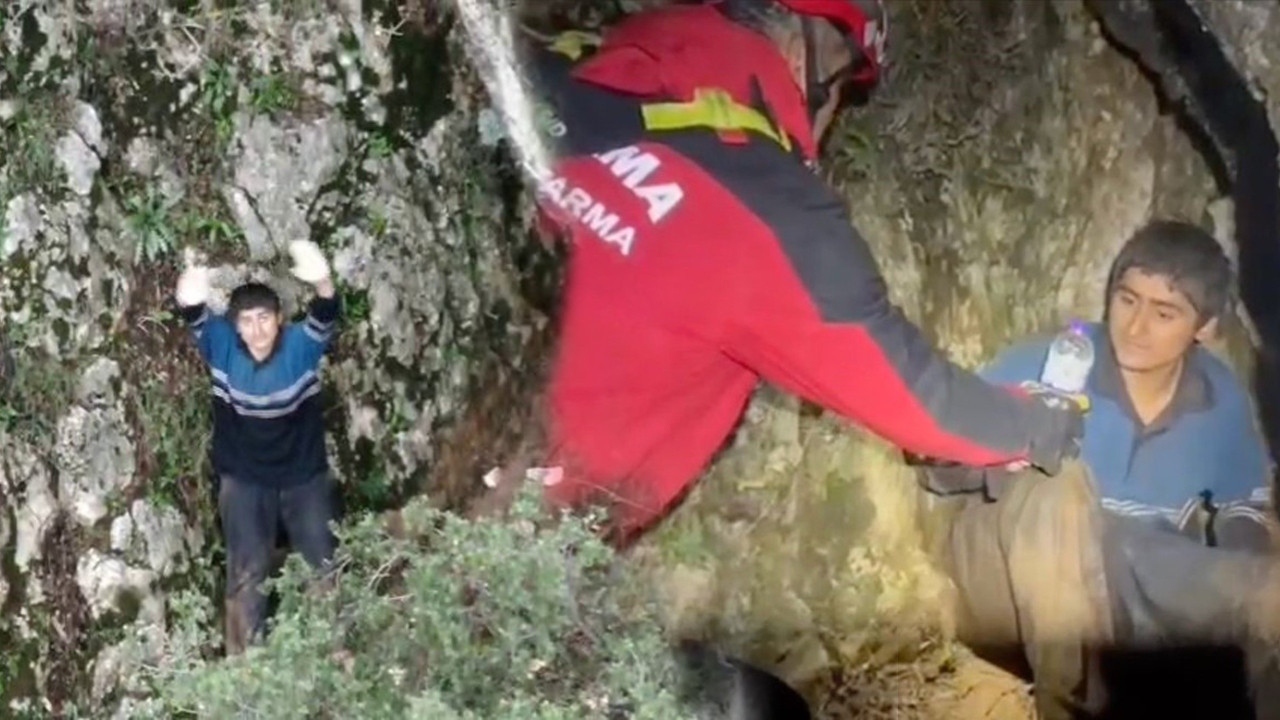 Yıldızlara bakmak için çıktı, 5 gün mahsur kaldı: Drona el salladı
