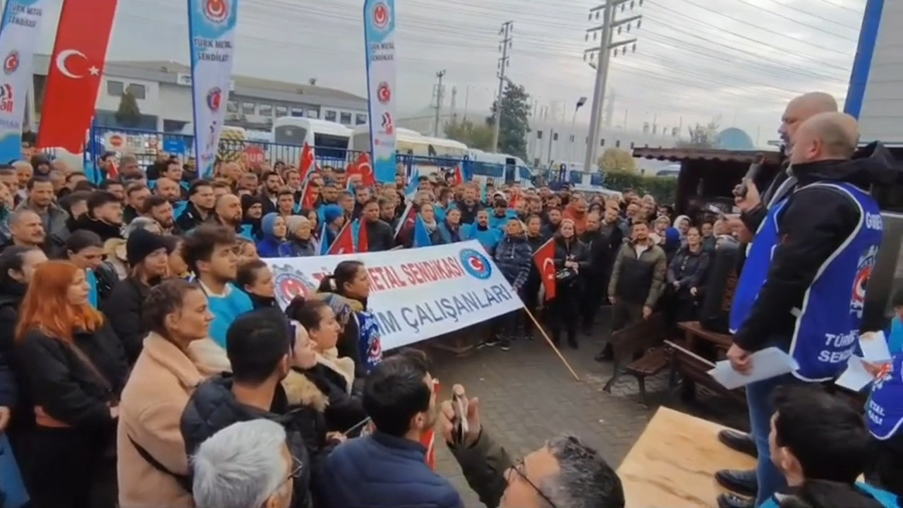 Bursa’da fabrikada TİS eylemi: 'Hakkımızı istedik, onlar haklarımıza göz dikti'