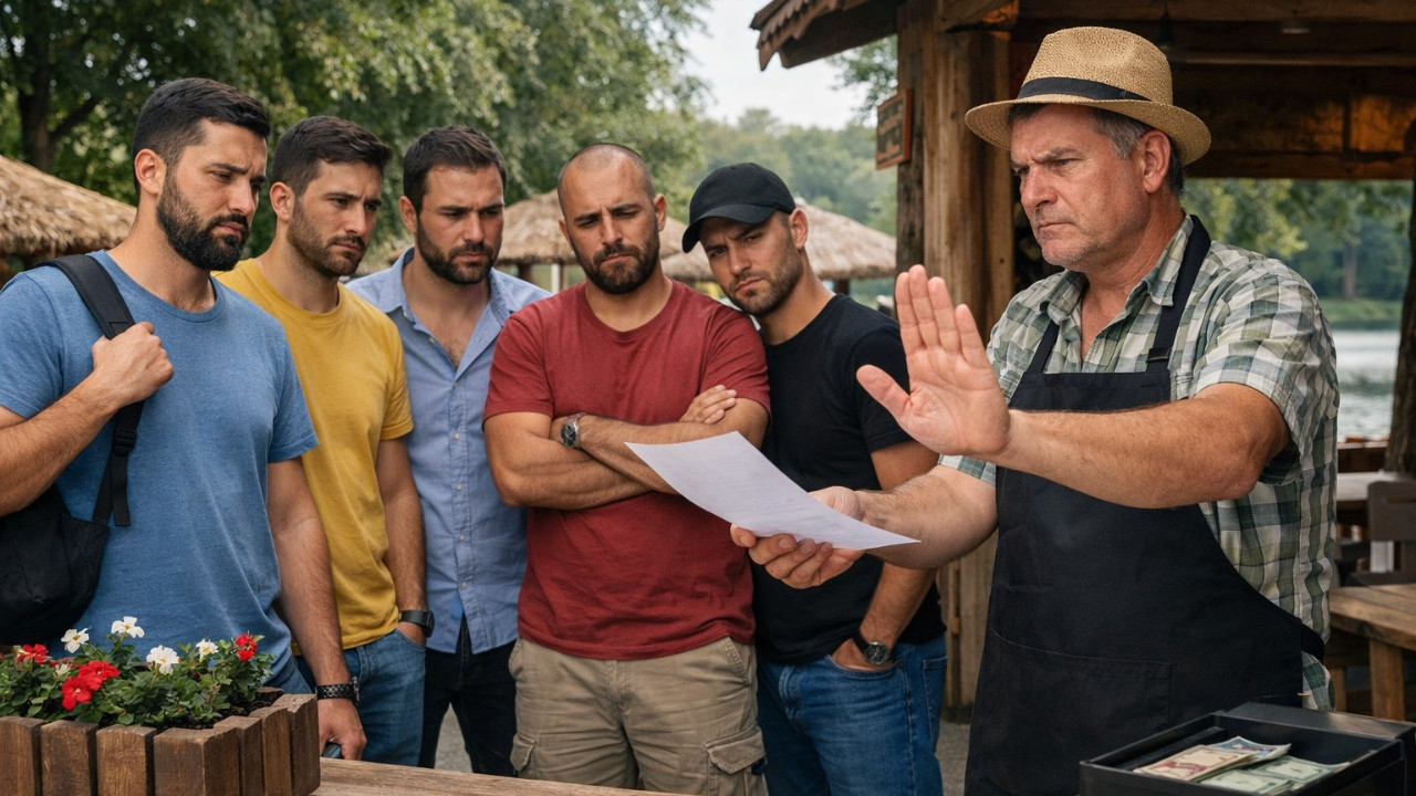 Erkek grubunu piknik alanına almadı, ceza yedi