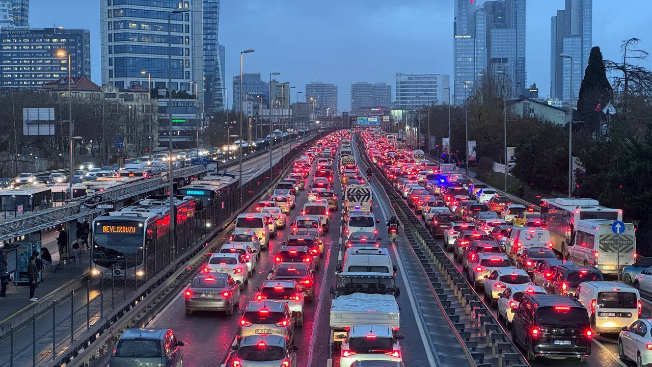 İstanbul’da trafik çilesi