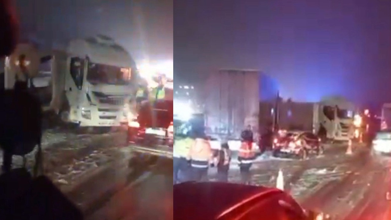 Bolu Dağı Tüneli çıkışında zincirleme kaza