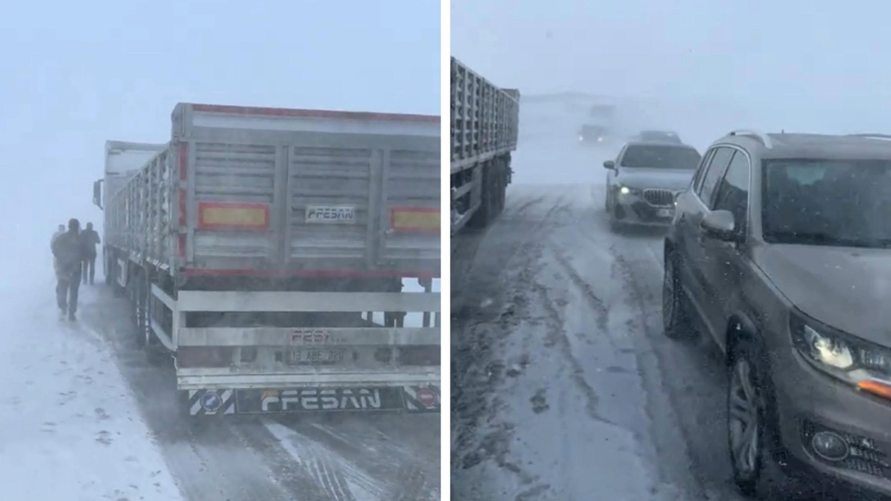 Tendürek Geçidi'nde ulaşım durma noktasına geldi