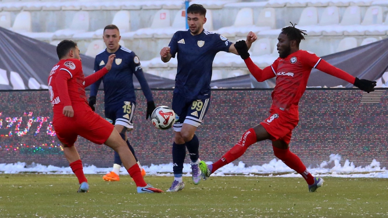 Erzurumspor 1 attı, 3 aldı