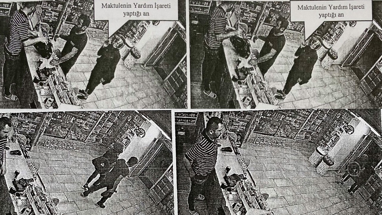 Hatice ölmeden önce markette el işaretiyle yardım istemiş