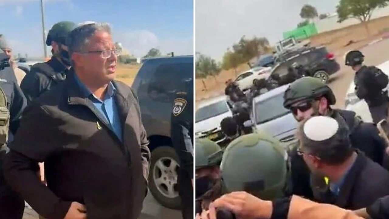 İsrailli bakan taşlandı