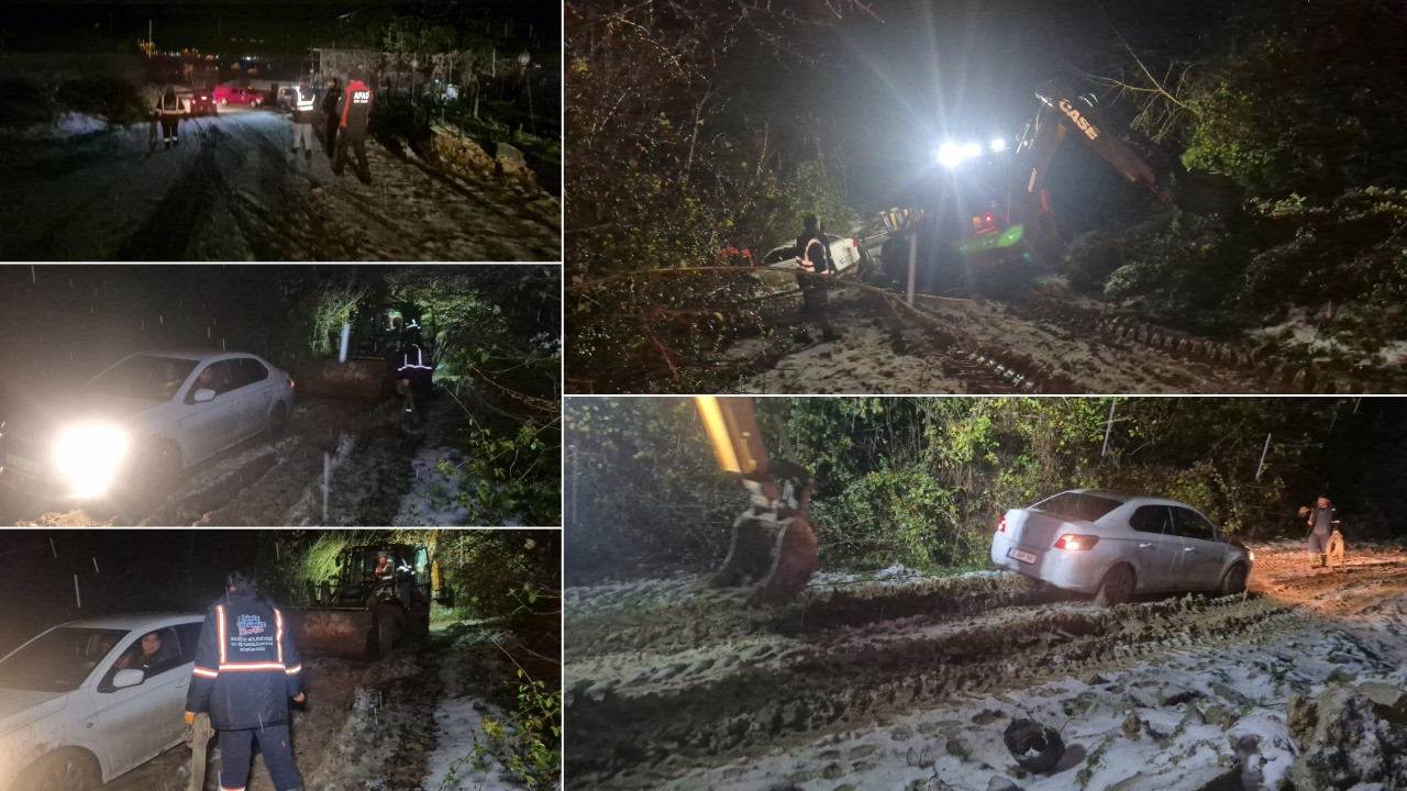 Kiralık ev ararken ormanlık alanda mahsur kaldılar