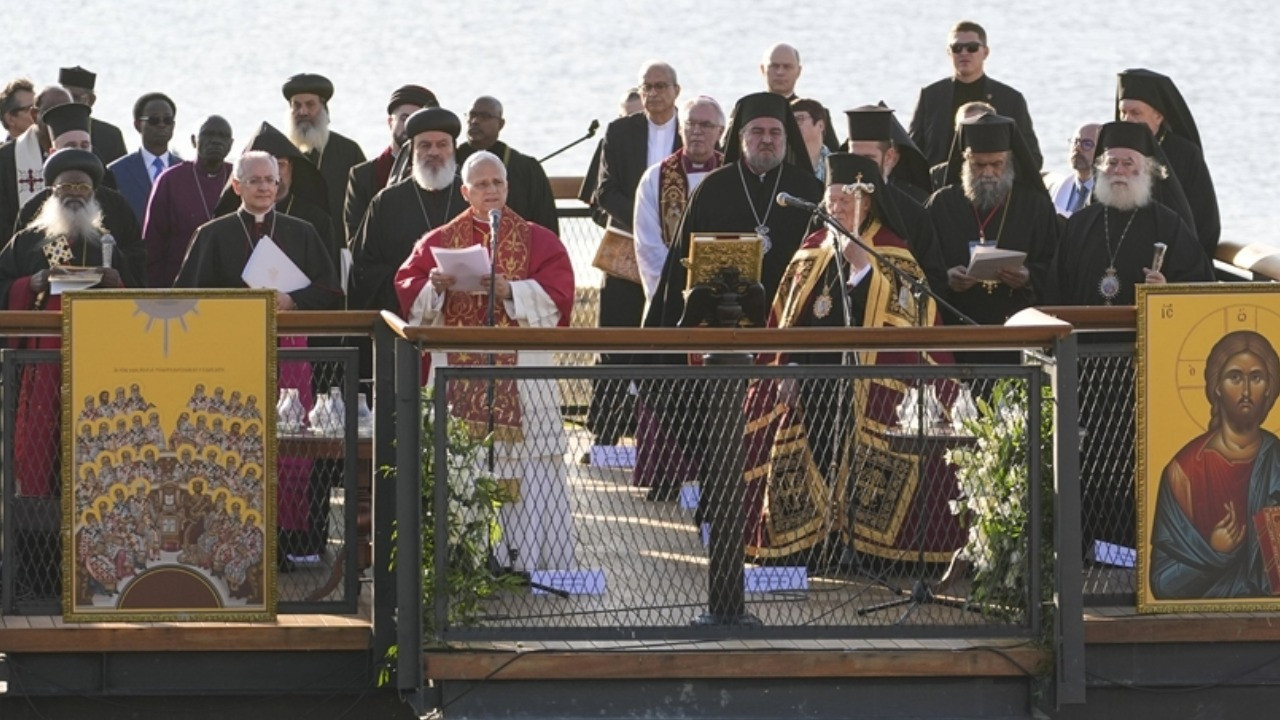 Papa'nın ayin yaptığı İznik'te 1700 yıl sonra bir ilk