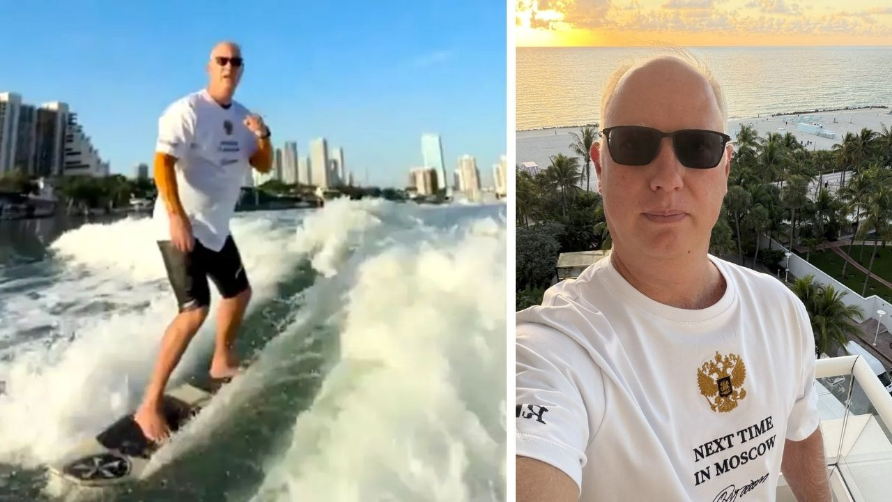 Putin'in baş müzakerecisinin Miami'deki sörf şovu tartışma yarattı