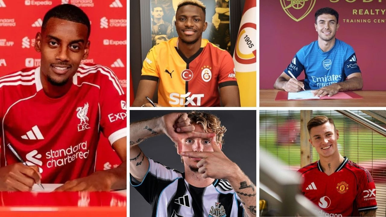 2025'te en fazla bonservis ödenen 10 futbolcu: Galatasaraylı Osimhen 5. sırada