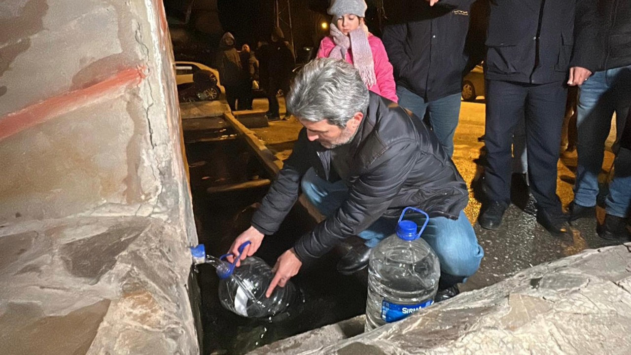 Edirne'de 10 gündür suların akmadığı mahalledeki yurttaşlardan tepki